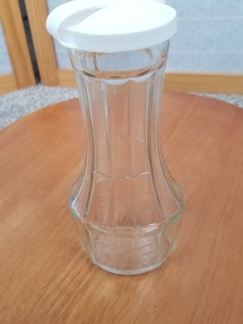 VTG Good Seasons Cruet  Bottle White Lid Model B31 Patent Applied For 1970s